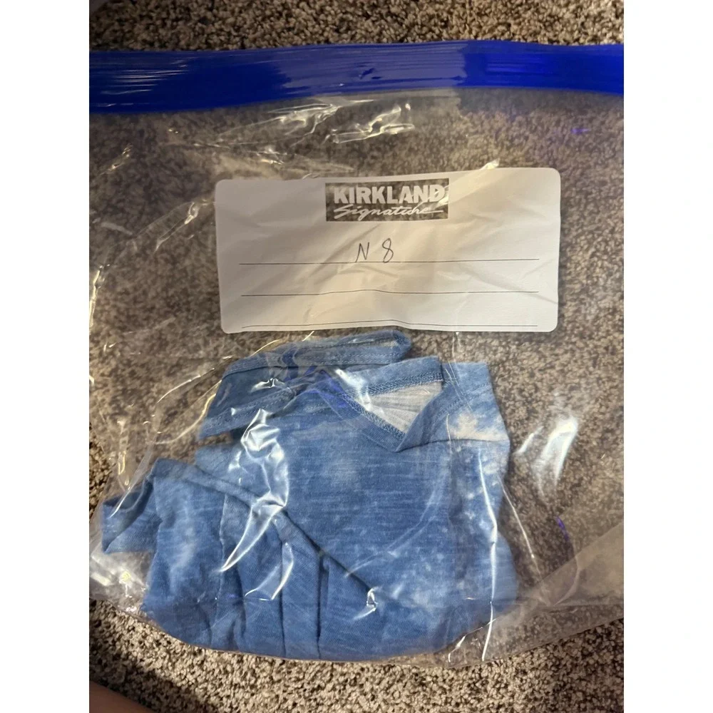 Abercrombie Kids Blue Tie Dye‎ Tank Top Racerback Pocket Girls